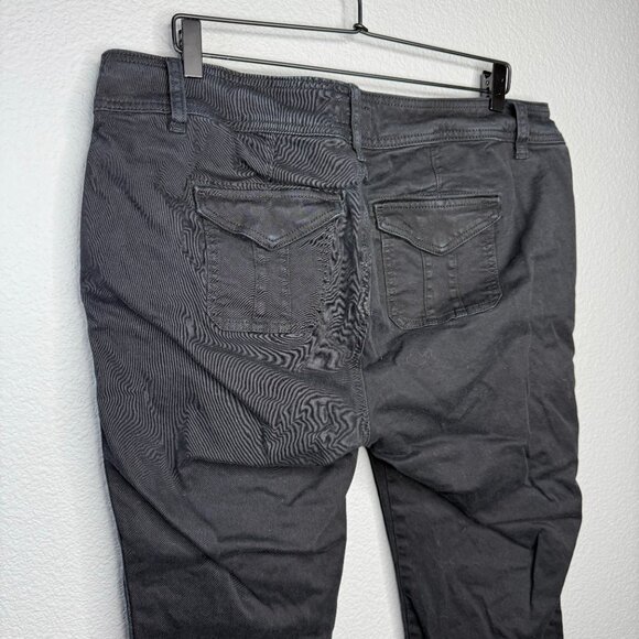 Talbots Black Cargo Skinny Jeans - Picture 5 of 8